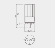 器具内蔵　TYPE　P_図面